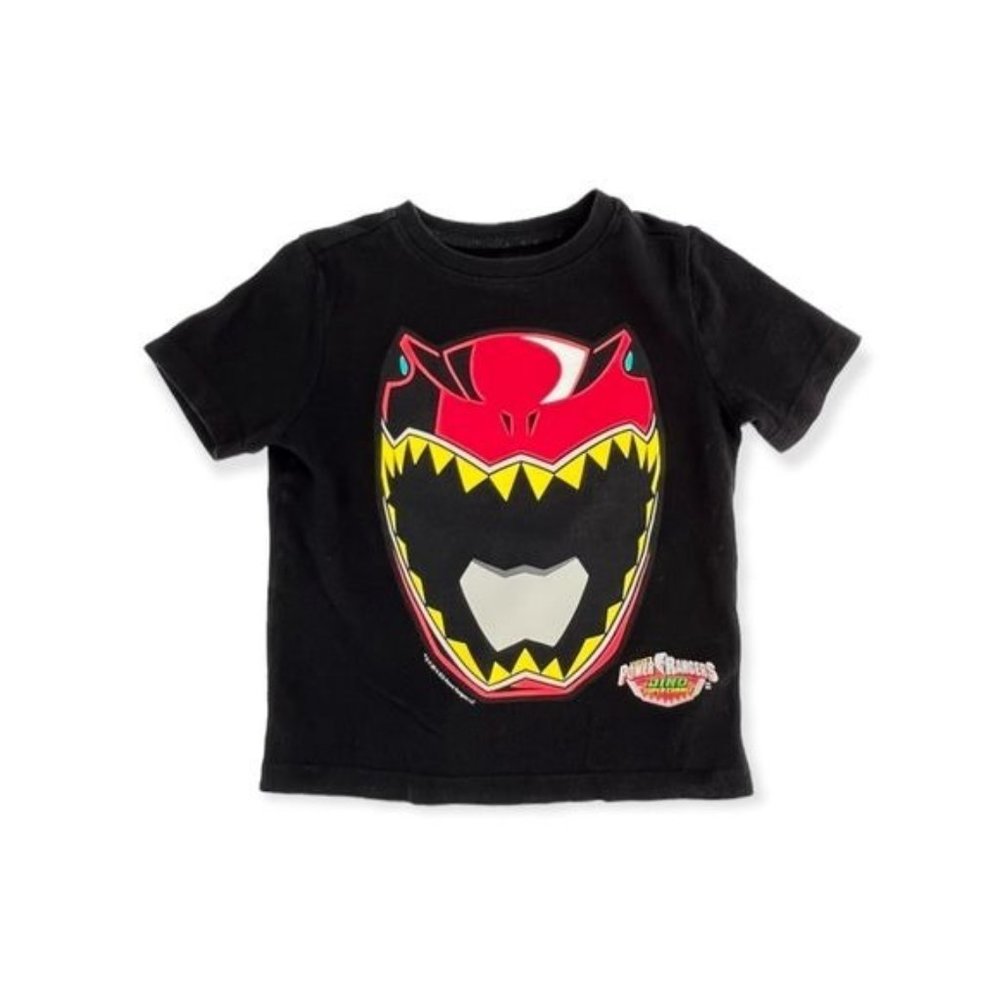 Old Navy Power Charger Dino Super Charger Tee - Black | Red | Boys 2T